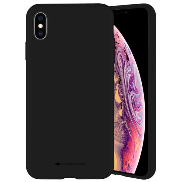 Mercury Silikone Etui til iPhone 15 Pro Max, Marineblå