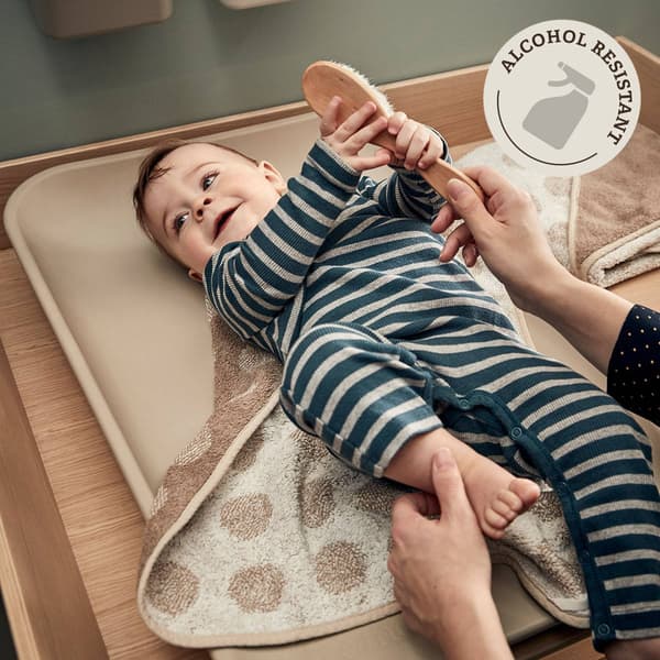 LEANDER - MATTY™ skötbädd, cappuccino