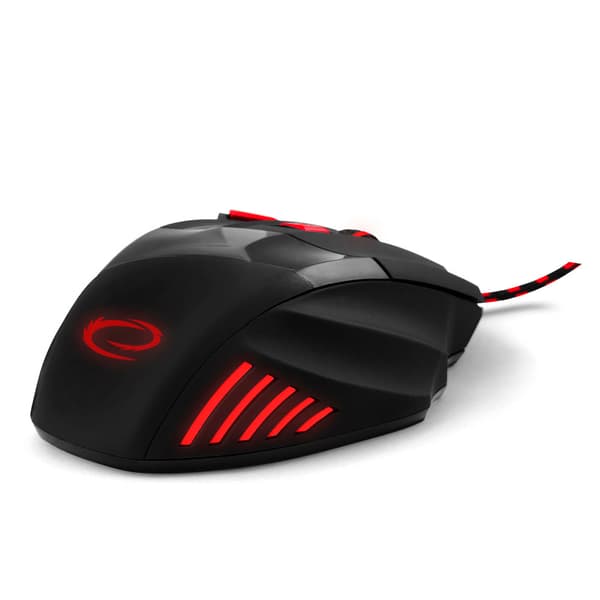 EGM201R TRÅDBUNDEN SPELMUS 7D OPT. USB MX201 WOLF RED