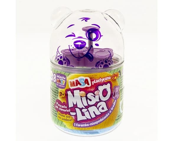 Misiolina Blå Plasticine 60g + 1 form