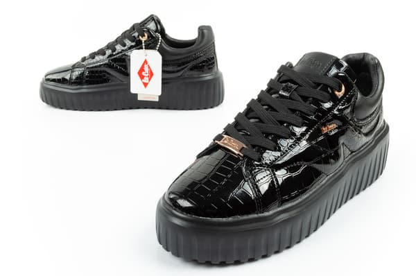 Lee Cooper PU Sort [LCJ-25-09-3870L] størrelse 38