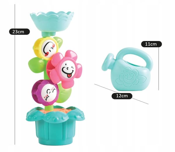 Badelegetøj vandblomst spinnerhjul + vandkande Z3270
