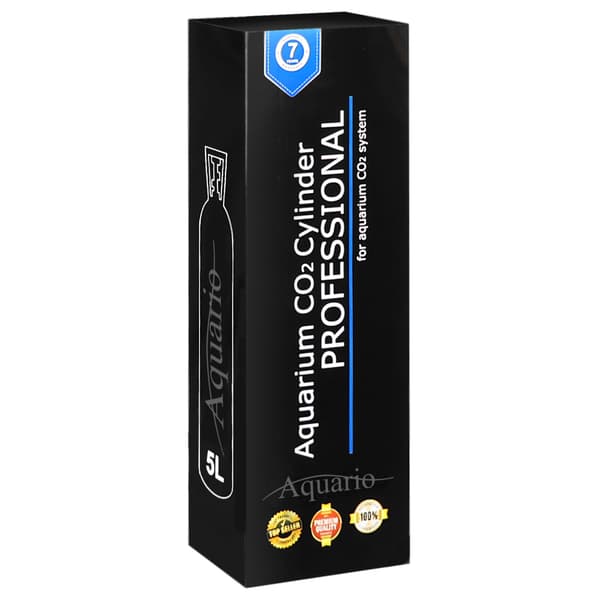 Aquario BLUE CO2-pullo 5l 57cm - uusi venttiilillä