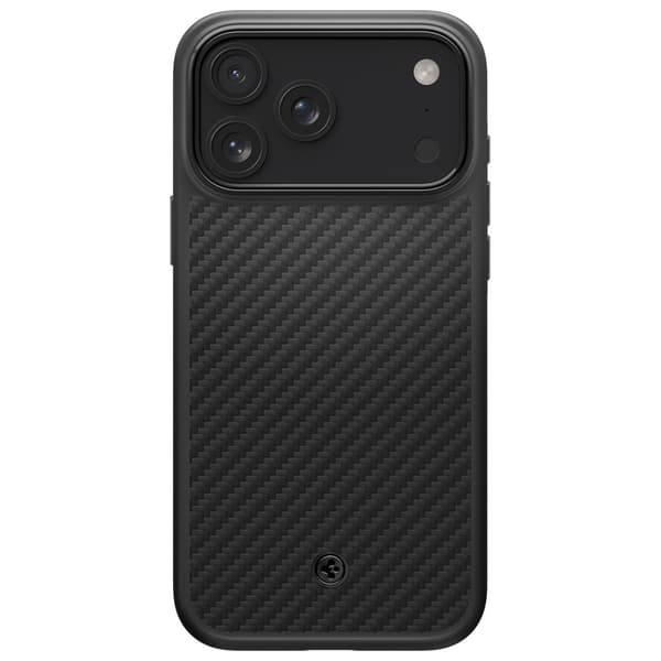 Spigen Enzo Aramid "T" Mag MagSafe-etui til iPhone 17 Pro, sort