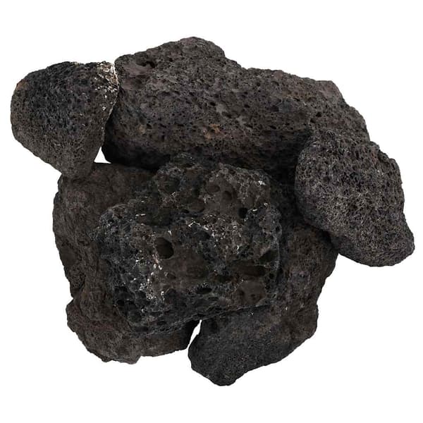 vidaXL Vulkansten, 10 kg, svart, 10–30 cm