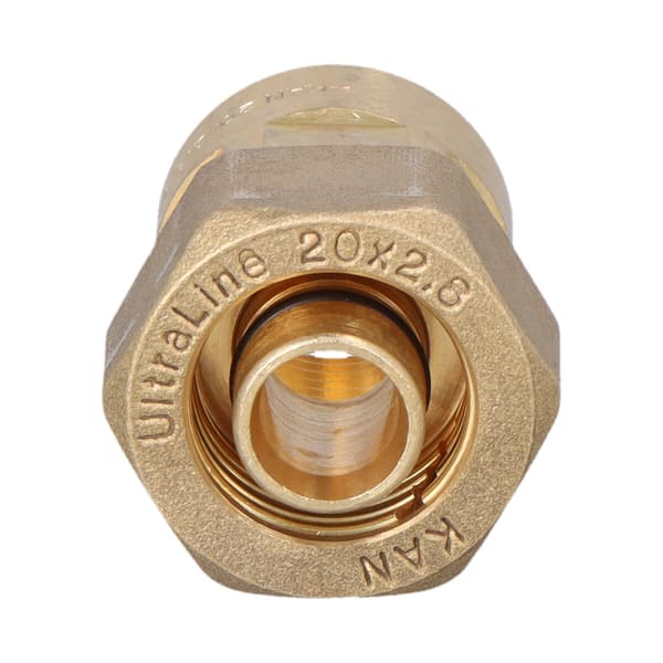UltraLINE messing gevindforbindelse - 20 G1/2"