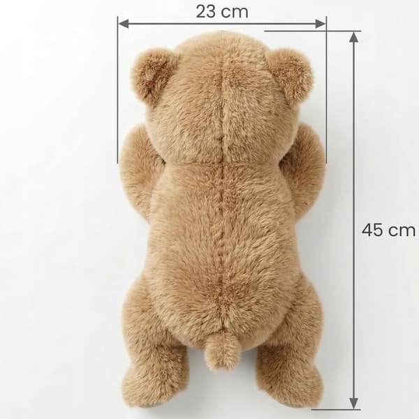 PEHMOMASKOTTINALE SUURI PEHMOLELU LAHJA HÄNELLE 45CM