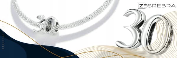 Berlocker nummer 30 silver pr 925 pärla S925 silverhänge nummer