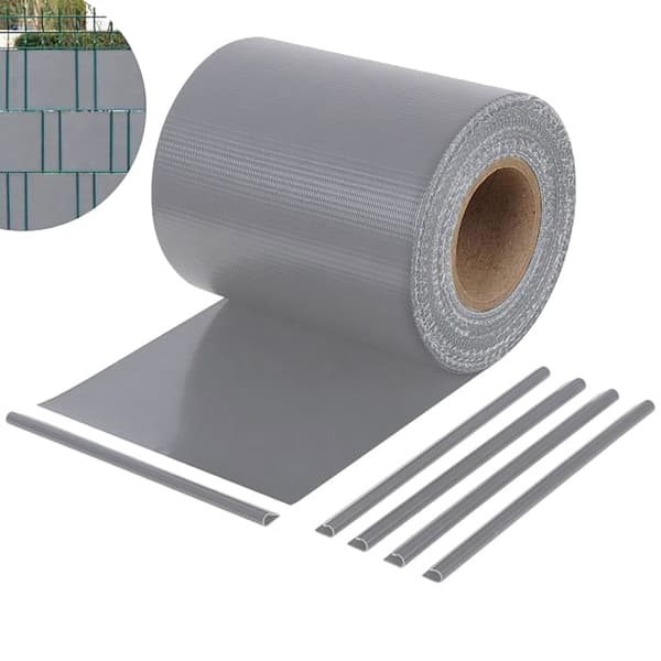 Heckermann Hegnstape 19cm x 35m - Lysegrå