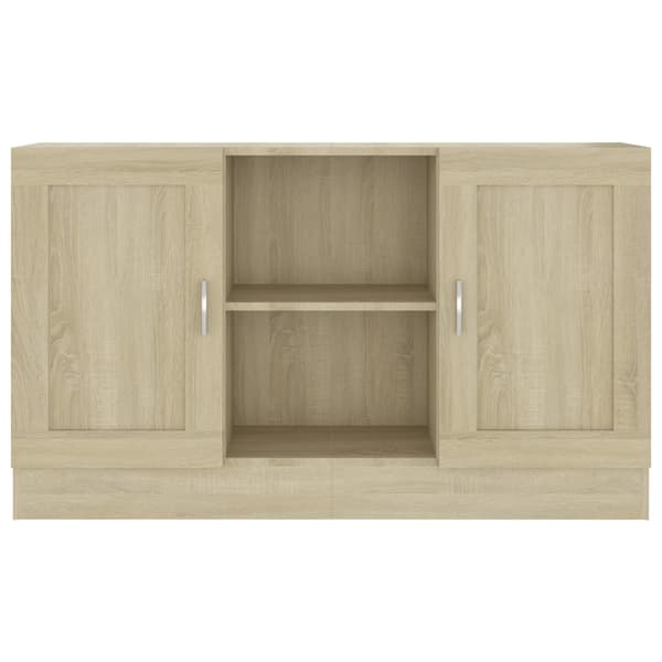 vidaXL skab, Sonoma eg, 120x30,5x70 cm, spånplade