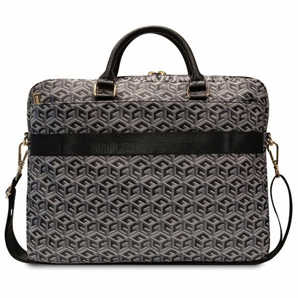 Guess GCube Stripes Laptoptaske op til 16", Sort