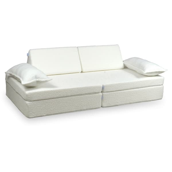 Montessori Premium Bouclé Leksoffa Vit
