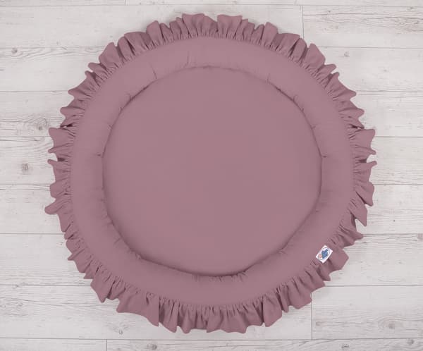 Rede med flæse - retro pink