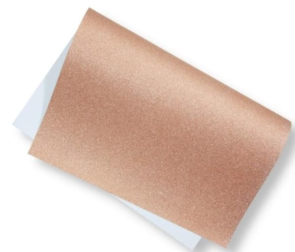 Glitter Bristol karton 200g 40x60cm blå 5 ark