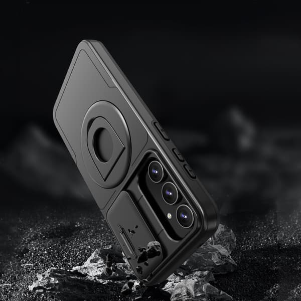Samsung Galaxy S23 FE cover, militærmagnet, til MagSafe, sort