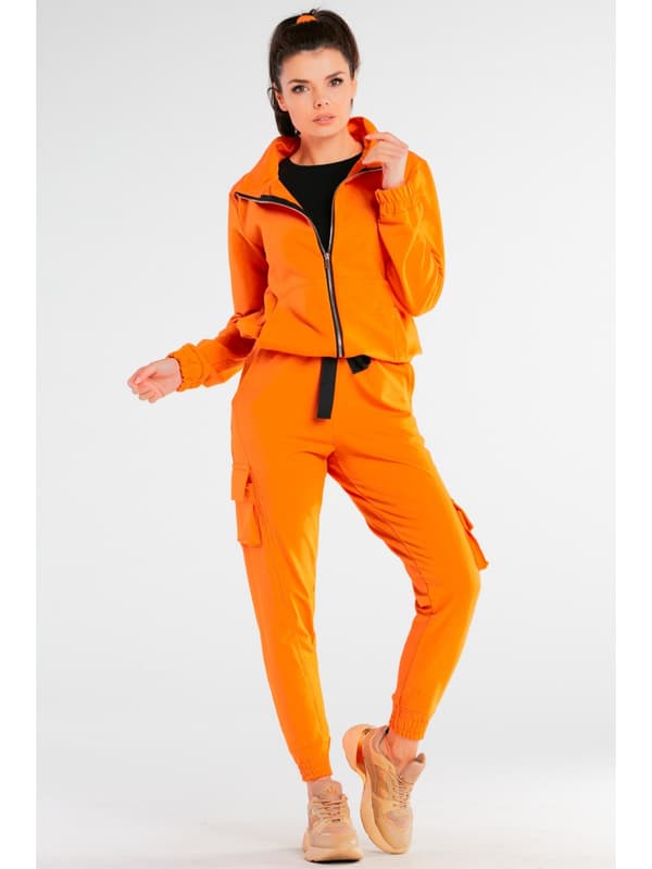Cargo joggingbukser, orange L/XL