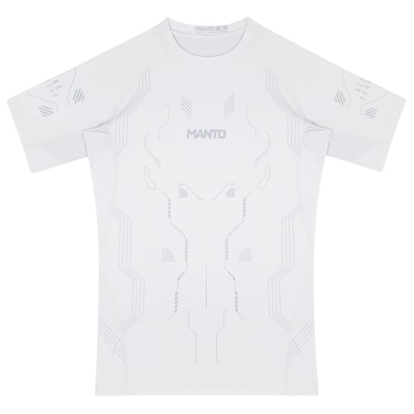 MANTO Rashguard Kortærmet SHIELD Hvid S