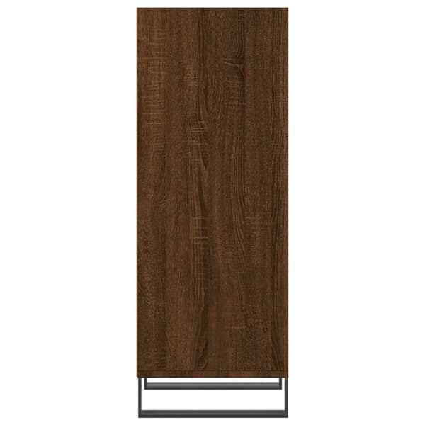 vidaXL skab brunt egetræ 34,5x32,5x90 cm træbaseret materiale
