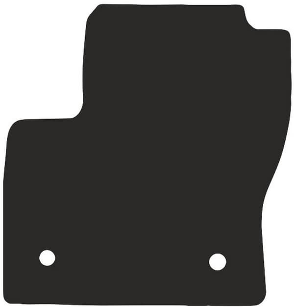 polyamid førermåtte til: Ford Kuga MK2 SUV 2012-2019 gummibelagt førermåtte
