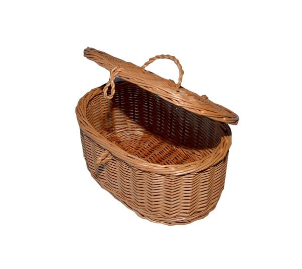 Fletæske, oval 28x19