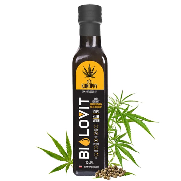 Bilovit - Kylmäpuristettu hamppuöljy - 250 ml