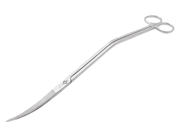 AKVARIUMVÄXTSAX, SVÄNGD, ROSTFRITT STÅL, 31,5 CM