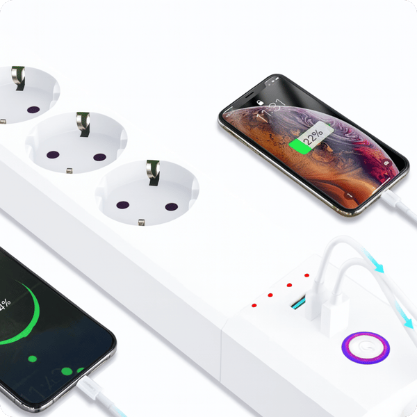 EU-Strip2 Tuya WiFi Power Strip
