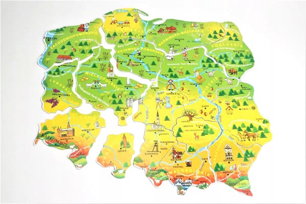 GEO-PUZZLE POLEN 2595