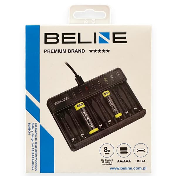 Beline universalladdare för AA/AAA-batterier
