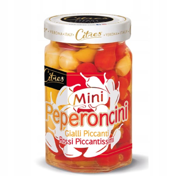 Mini starka paprikor Peperoncini 290g - Citres