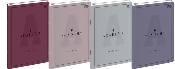 NOTEBOG A5/60K 1-LINJER 90G ACADEMY A'10 9192