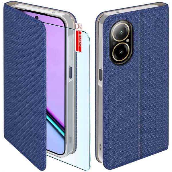 Flip-etui til Realme C67 4G Flip Cover + Glas