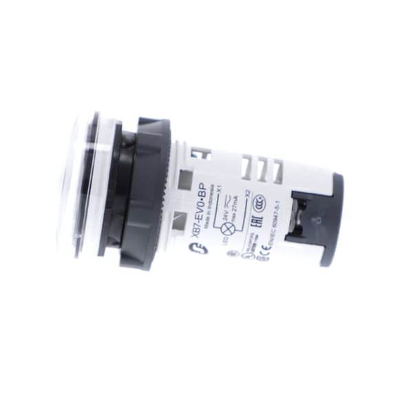 24V LED-signallampa transparent