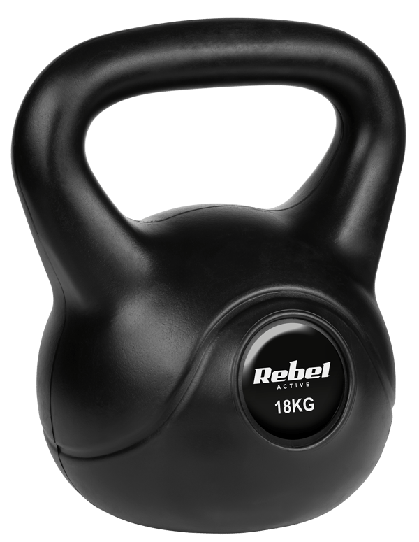 Kettlebell Rebel Active RBA-2319 bituminøs 18 kg