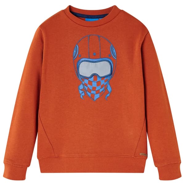 Børnesweatshirt, lys rust, 104