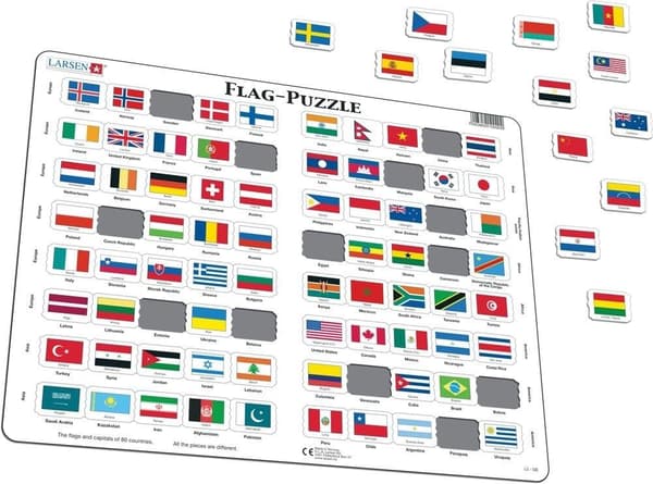 Maxi Flag Puslespil