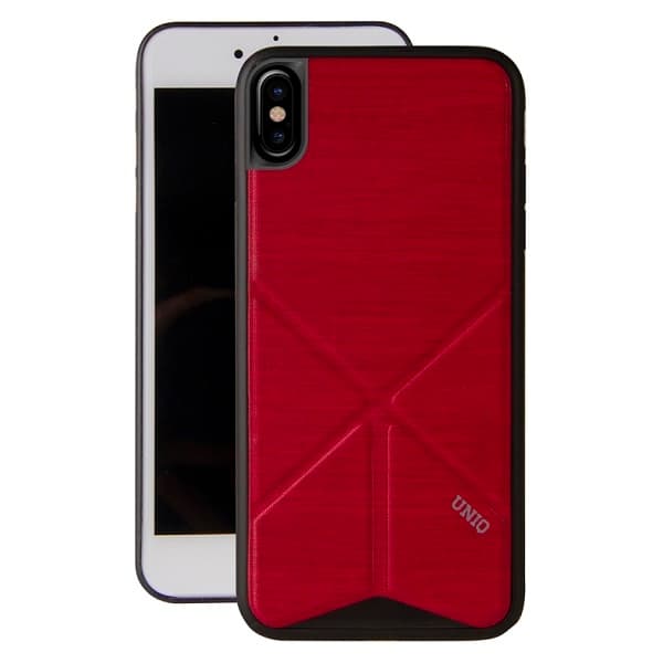 UNIQ-skal Transforma Ligne iPhone X/Xs röd/eldröd