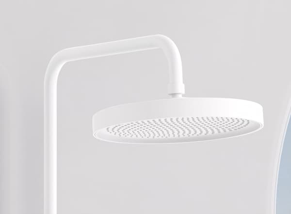 Farel Vit Modern Ytmonterad Duschset
