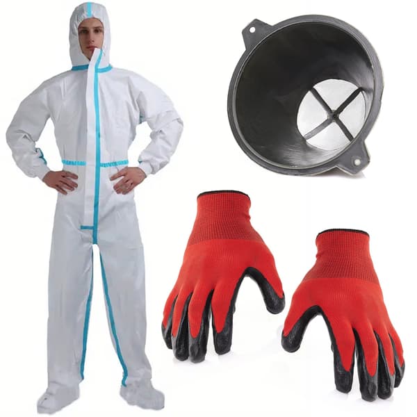 RossoSpraymålningsenhet + Mask, Overall, Sikt, Handskar