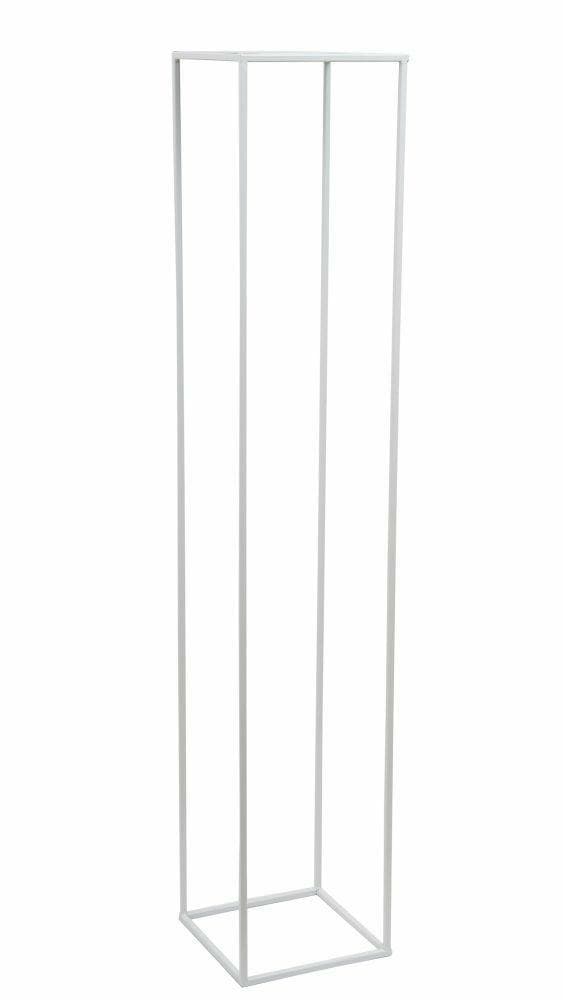 Vit modern stående blomställning 130 cm