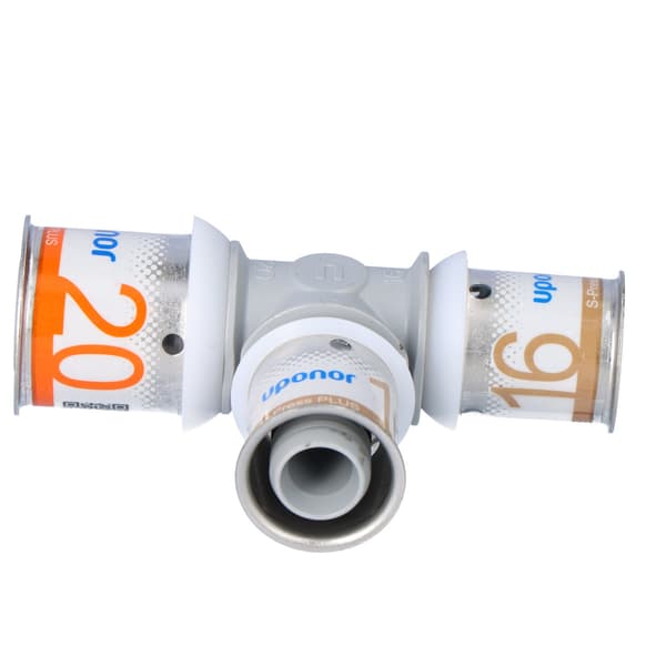 Reducerande T-rör ppsu 20-16-16 Uponor S-Press Plus