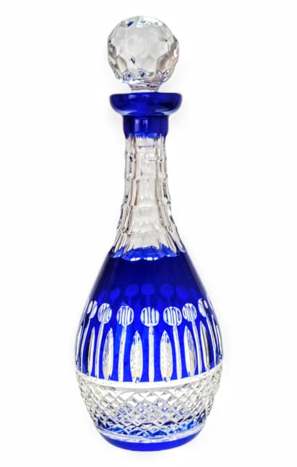 Koboltkristall vinkaraff 700 ml fransk