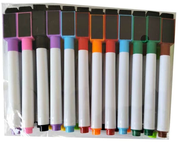 Sæt med 24 whiteboard-tuscher - 12 farver