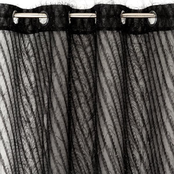 LAUREL gardin 140x250 sort mohair