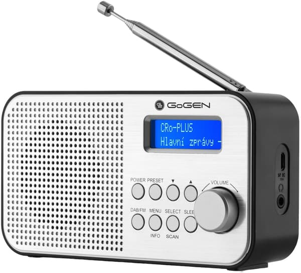 Radio GoGEN DAB 300 N Silver (GOG-DAB300N)