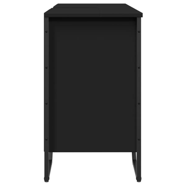 vidaXL håndvaskskab sort 91x35x60 cm