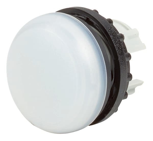 Lampe M22-L-W fladt hoved hvid