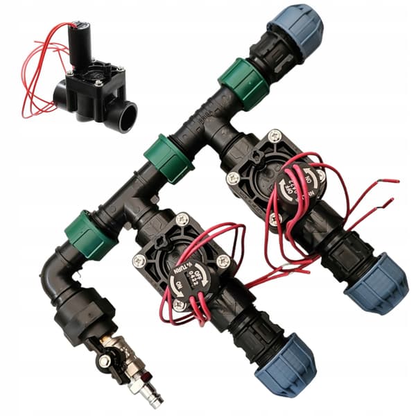 Hunter manifold 2 sektioner med kompressor, PE 25