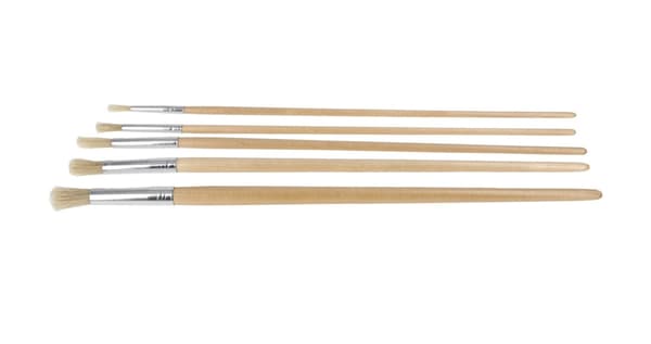 Maalaussetti Precision pyöreät siveltimet 5 osaa 1, 3, 5, 7, 9