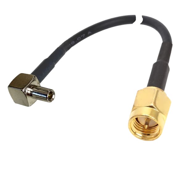 Antennekabel TS9-stik / SMA-stik RG174 1m